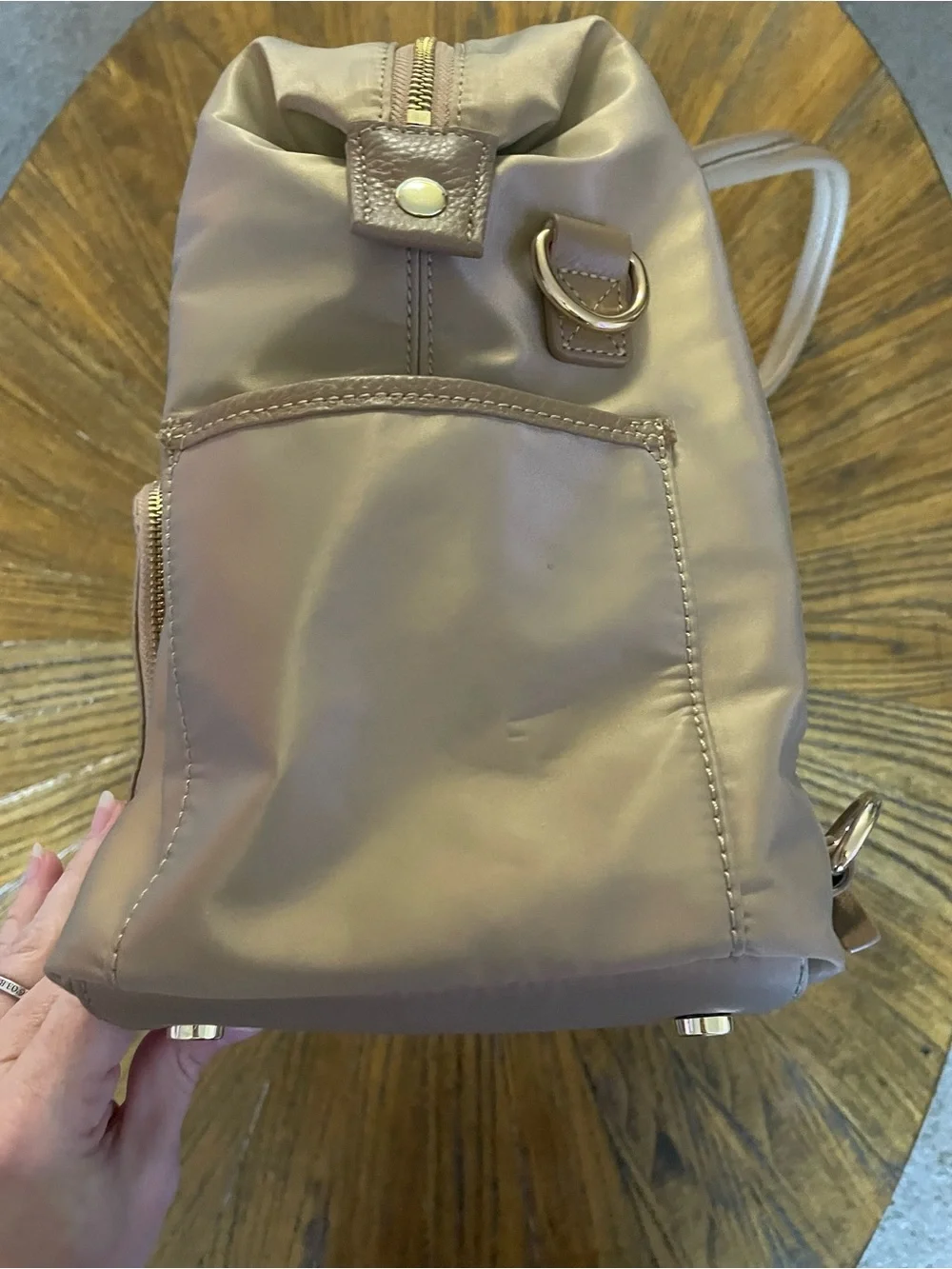 Austin Fowler Briggs Bag Champagne Nylon Tote